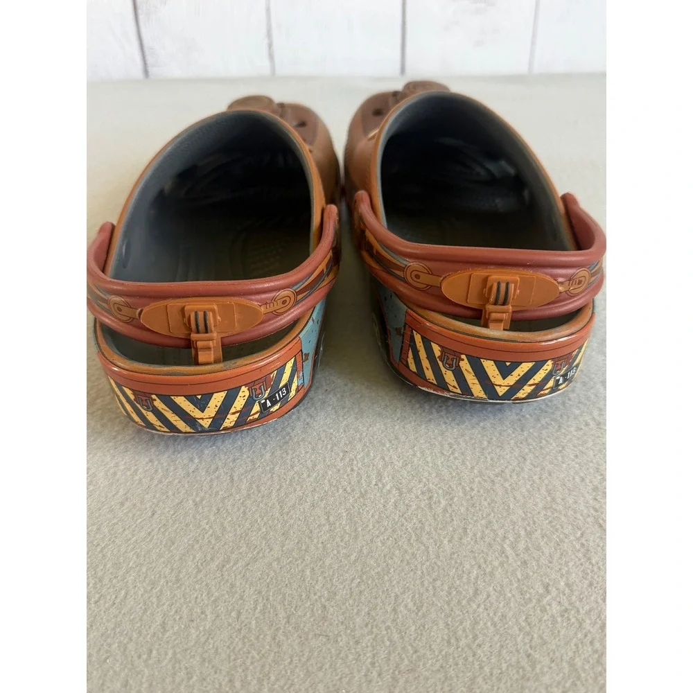 Crocs Kids Disney Pixar Cars Tow Mater Brown Clogs Shoes J3